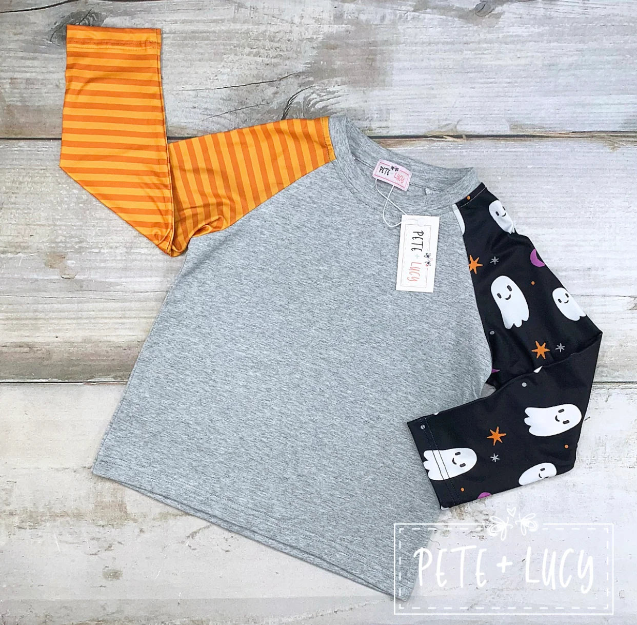 Pete & Lucy Happy Ghost Boy's Shirt