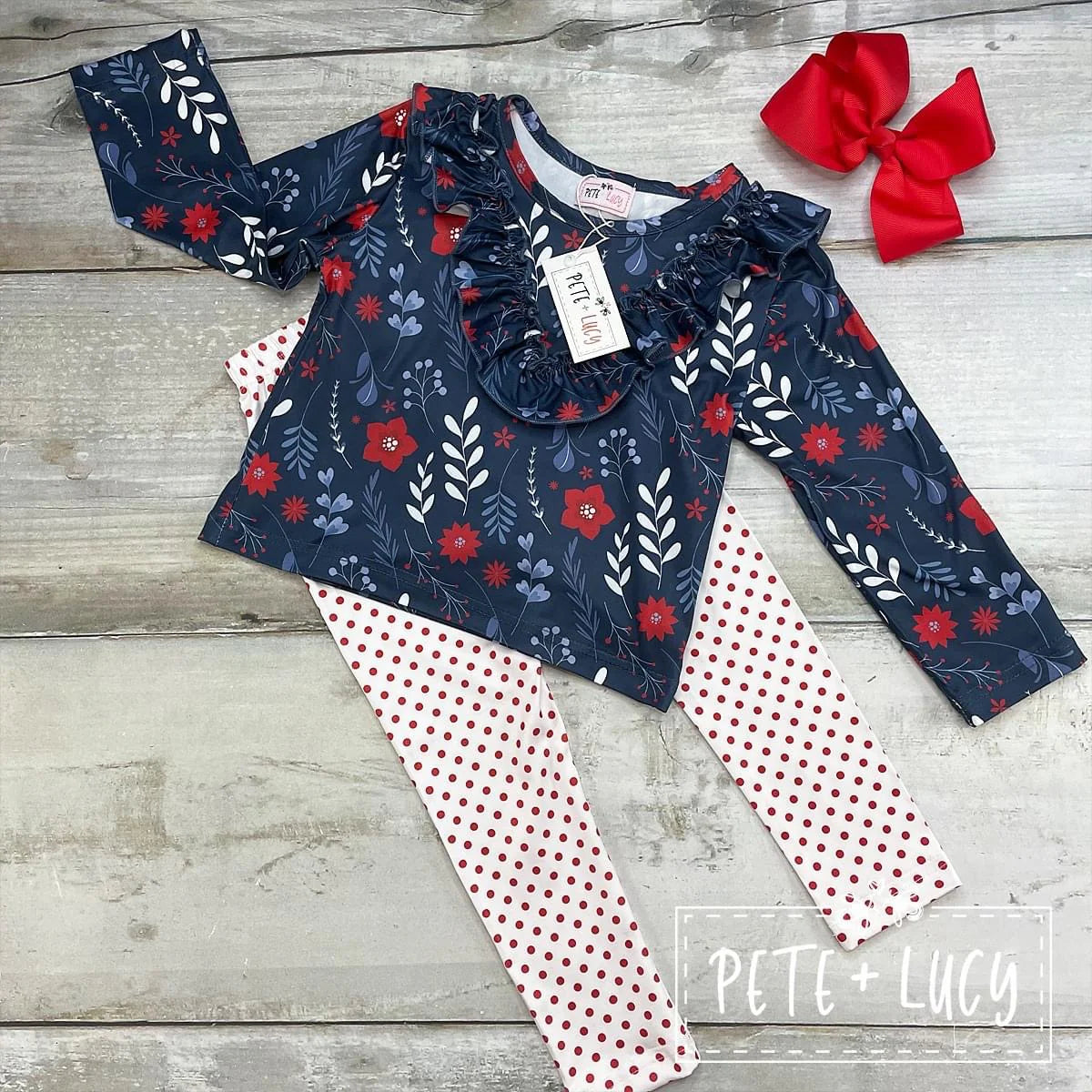 Pete & Lucy Cool and Crisp Garden Pant Set