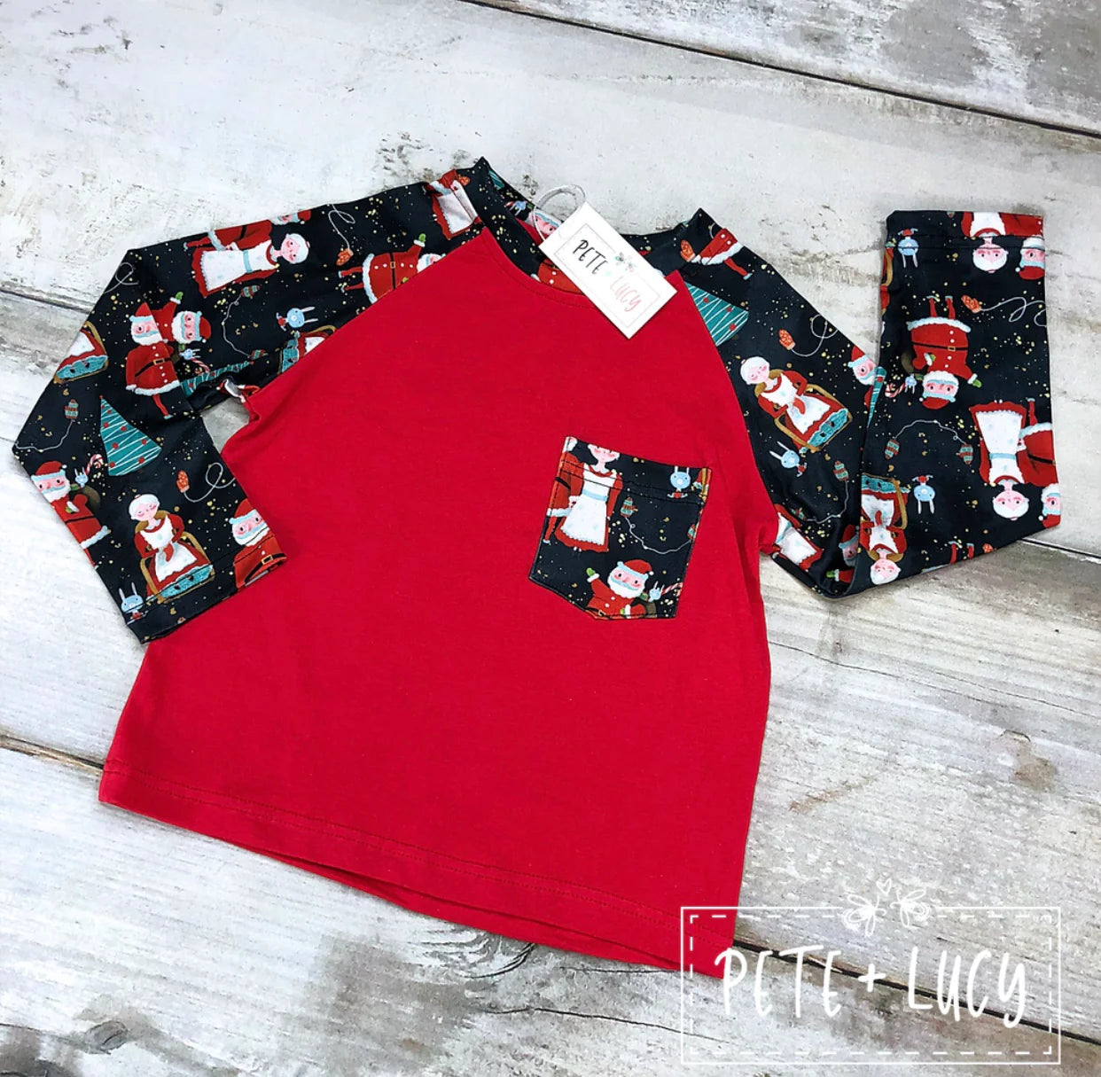 Pete & Lucy Clause Family Christmas Shirt