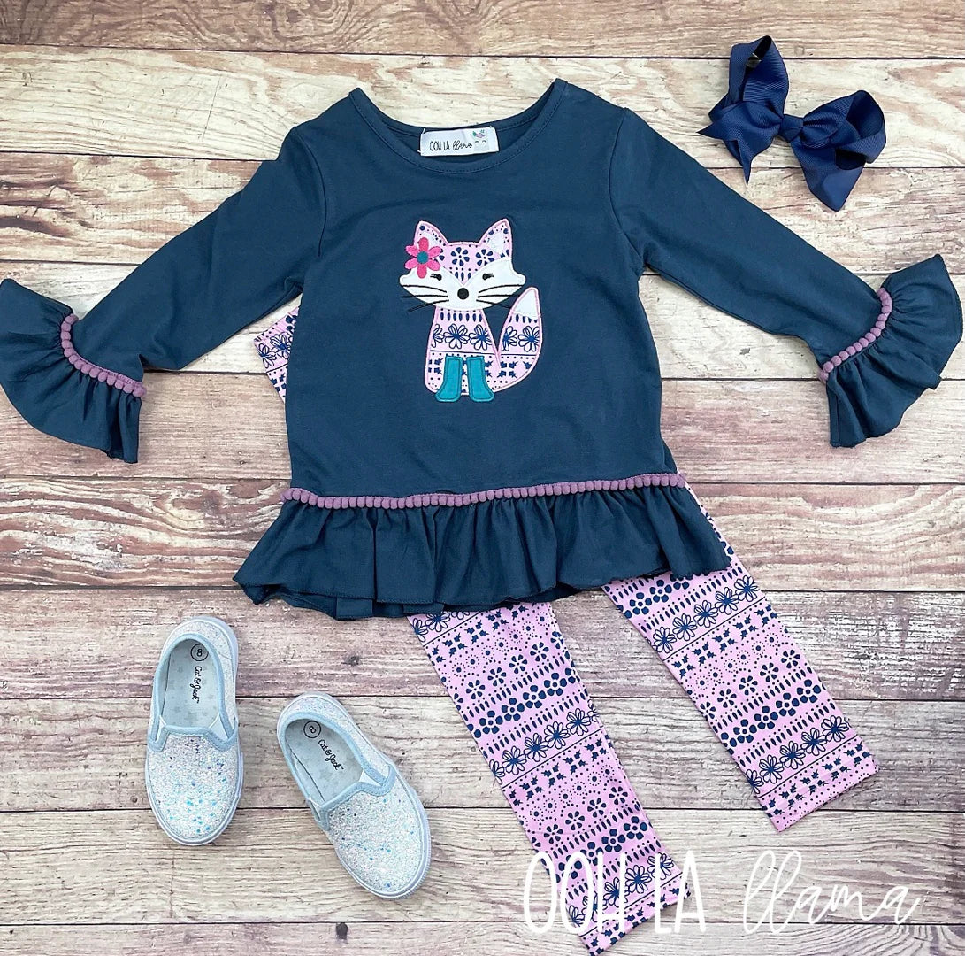 OOH LA Llama Friendly Fox Pant Set