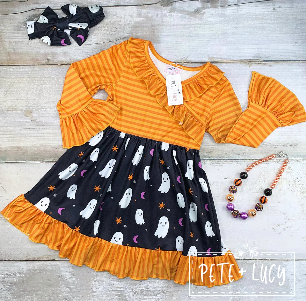Pete & Lucy Happy Ghost Dress