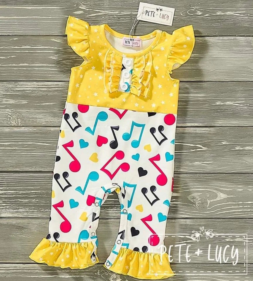 Pete & Lucy Music to My Ear Romper