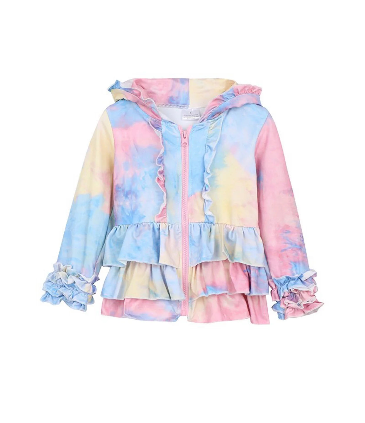 Pastel Ruffle Hoodie