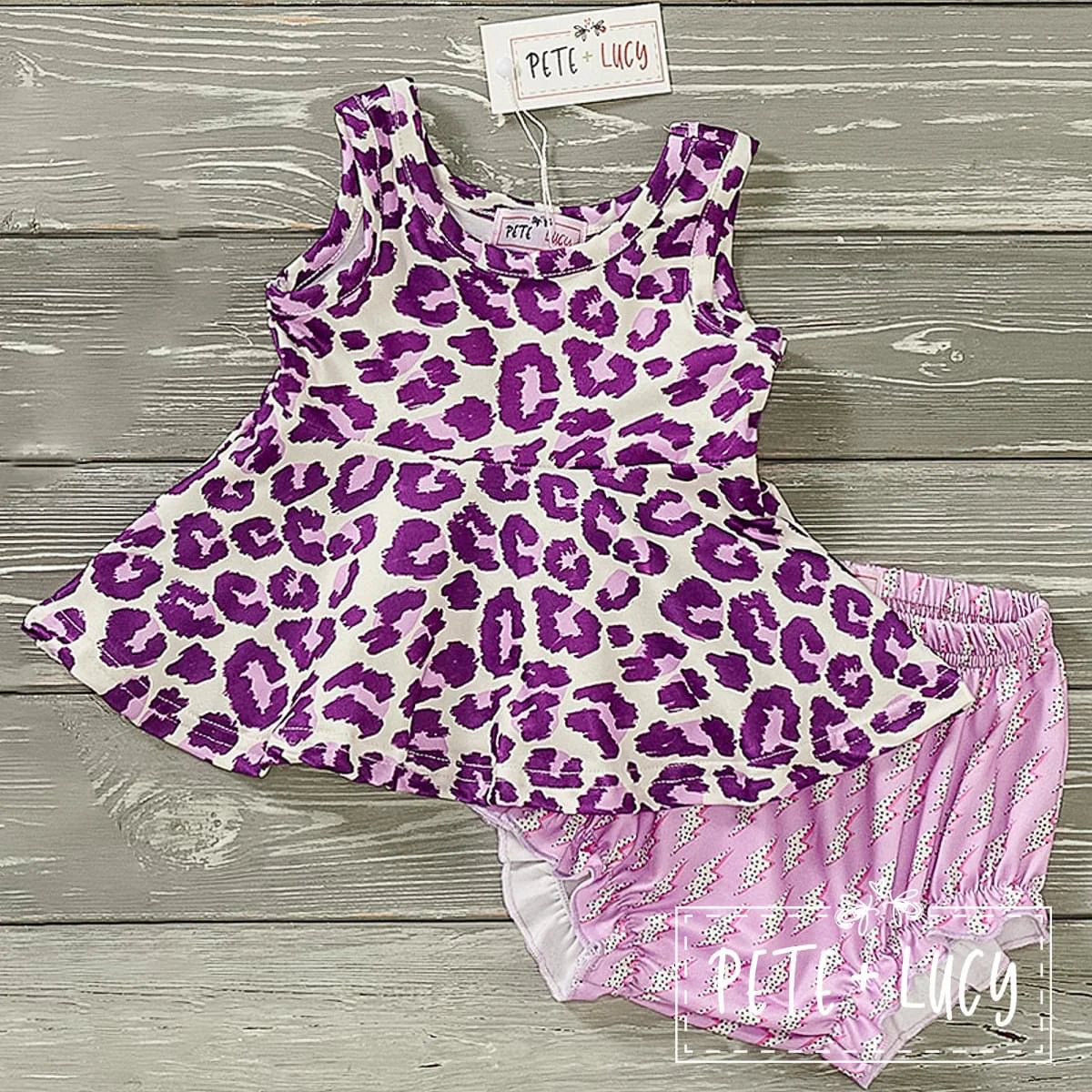 Pete & Lucy Retro Vibes Bummie Set