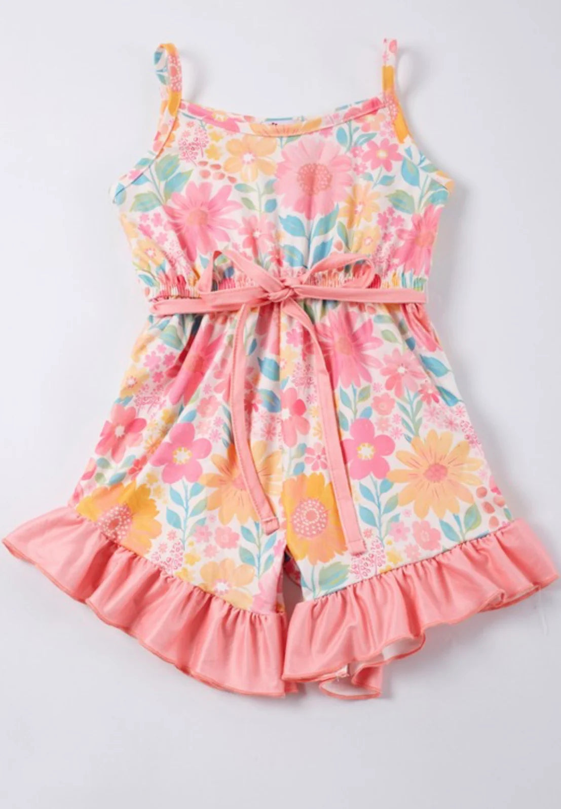 Clover Cottage Sherbet Blooms Romper