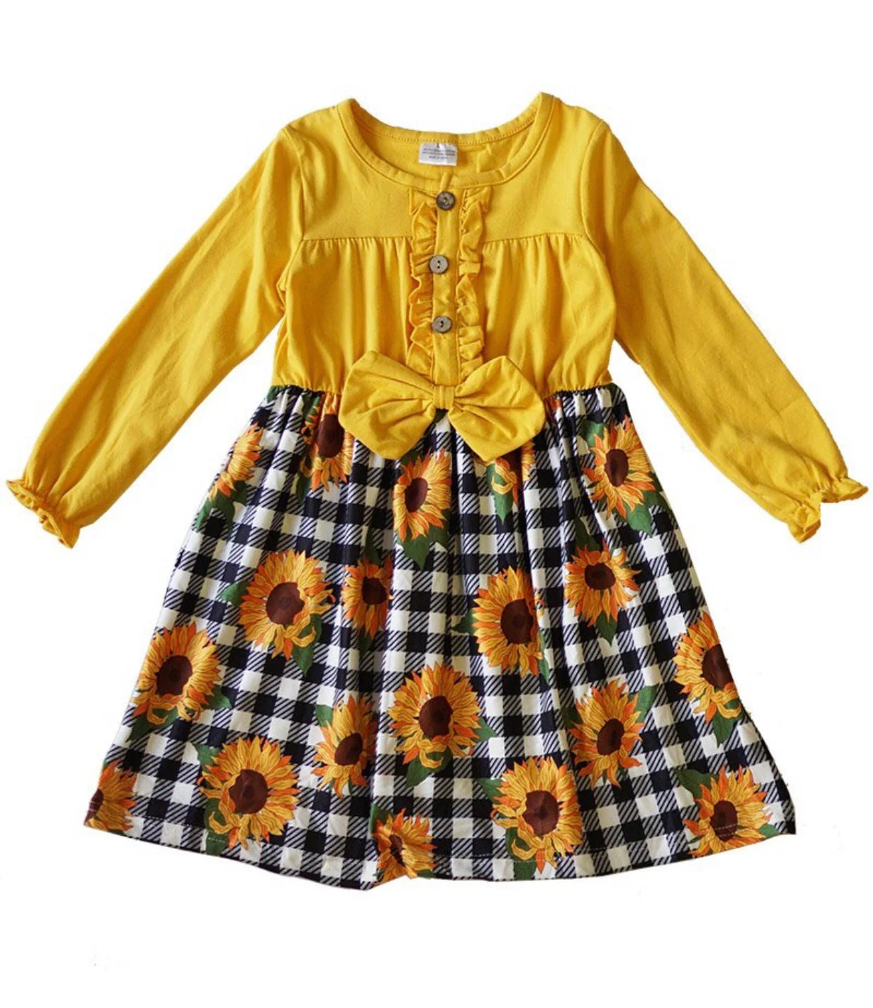 Sunflower Bow Dress