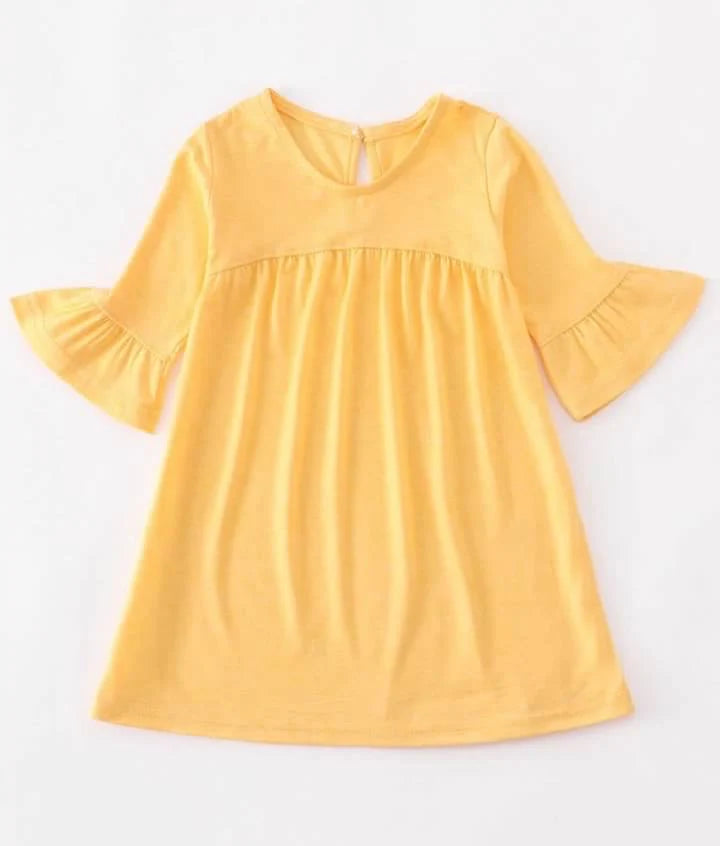 Simple Yellow Dress