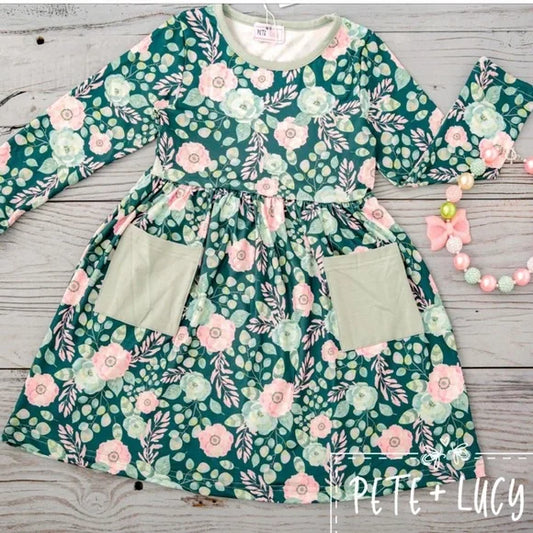 Pete & Lucy Sweet Emerald Dress